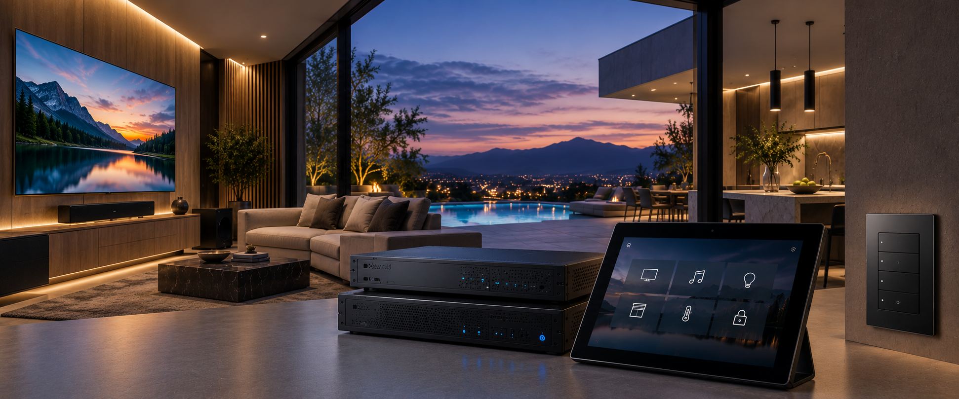 crestron residencial optimizada